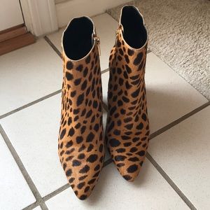 thelmin genuine calf hair bootie vince camuto